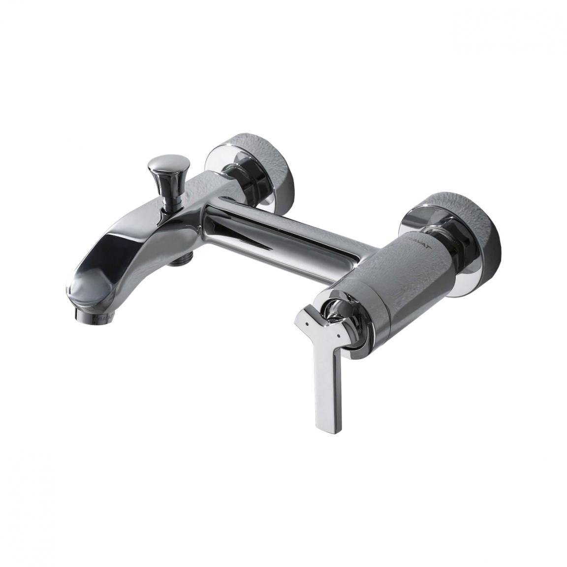 Смеситель для ванны Bravat Waterfall F673107C-01 хром