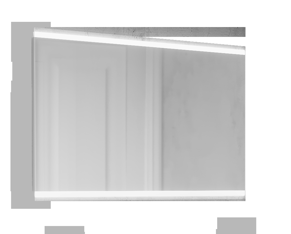 Зеркало Raval Hotte 100 с подсветкой Hot.02.100/W