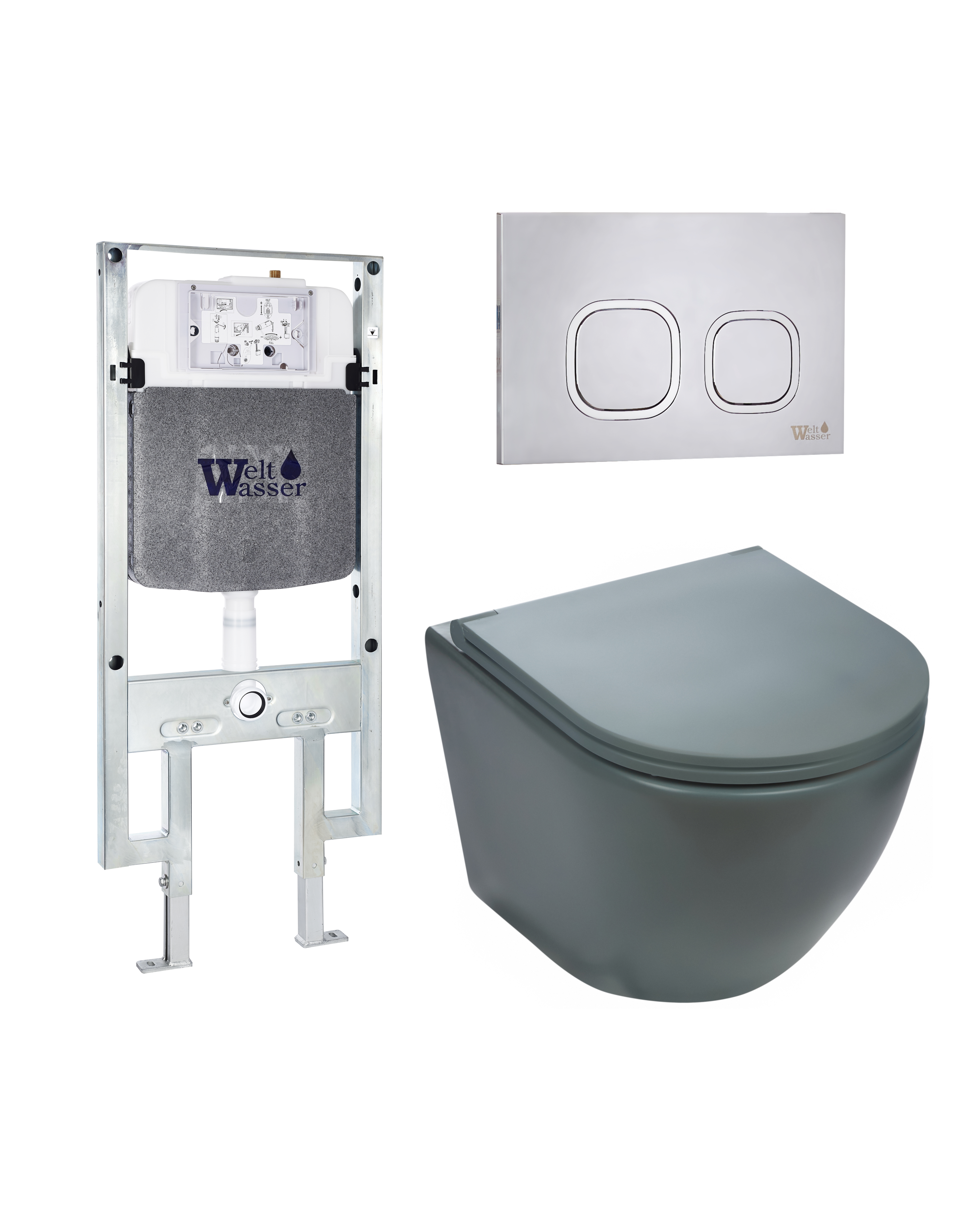 Комплект WeltWasser 10000011377 Merzbach 043 MT-GR + Amberg 497 ST + Amberg RD-MT CR