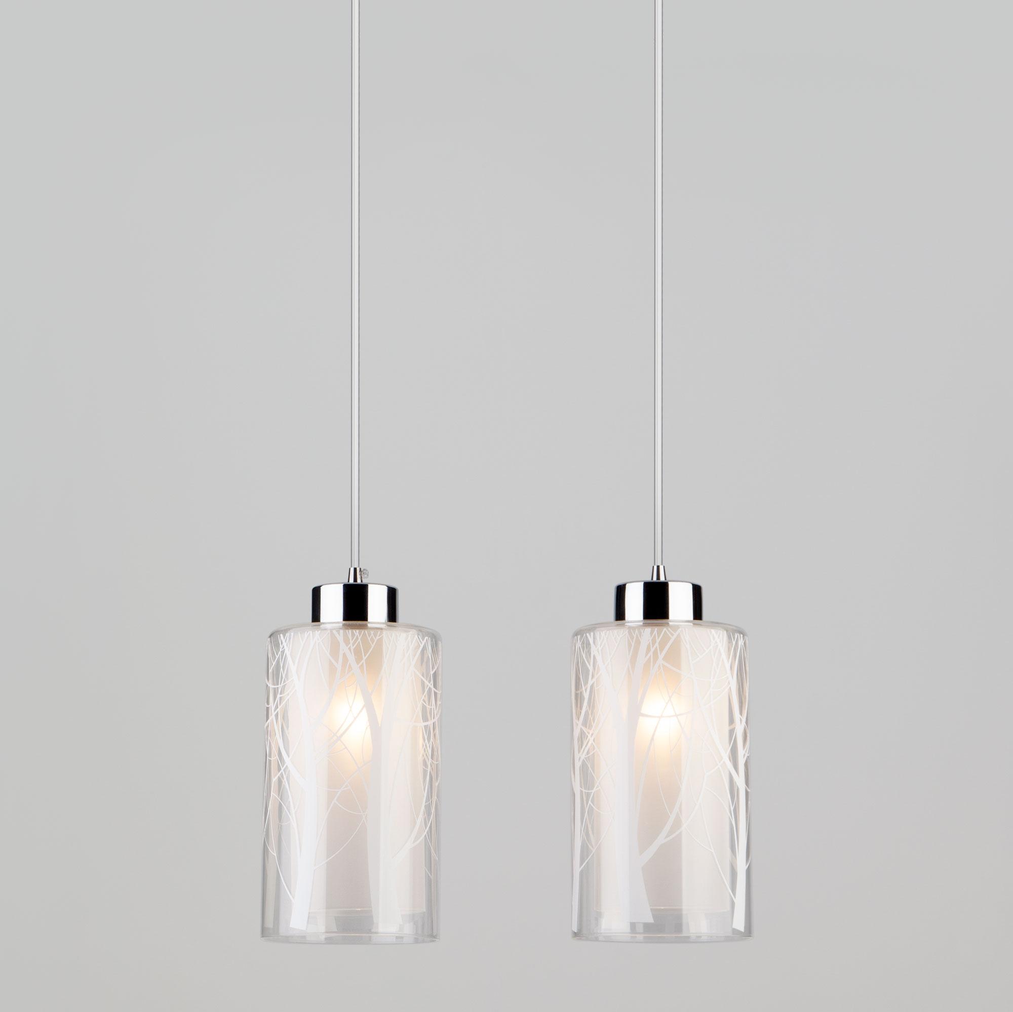 Подвесной светильник Eurosvet 50001/2 хром