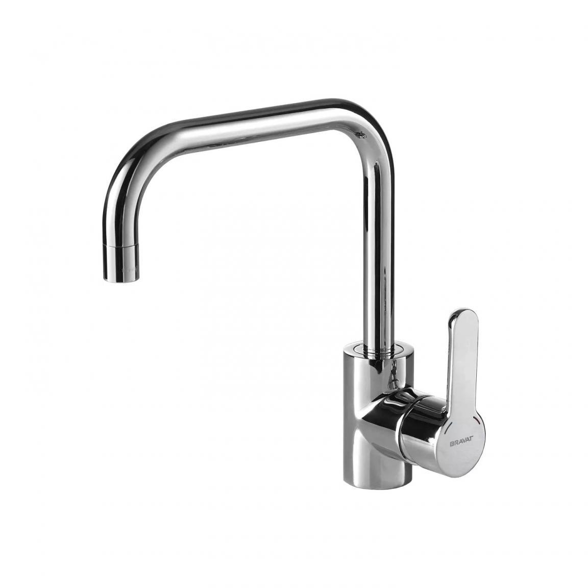 Смеситель для кухни (мойки) Bravat Stream F73783C-1A хром