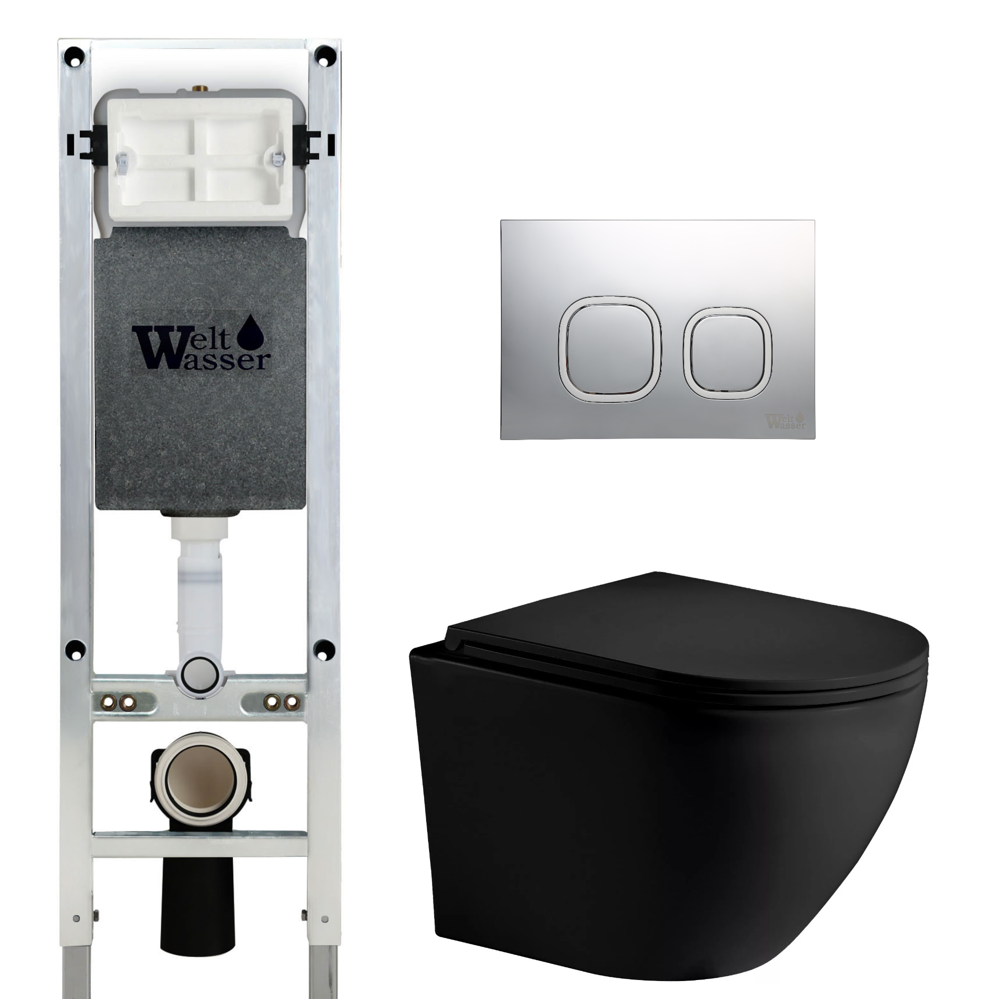 Комплект WeltWasser 10000011324 Merzbach 043 MT-BL + Amberg 350 ST + Amberg RD-MT CR
