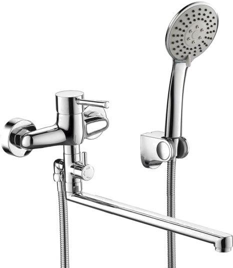 Смеситель для ванны с душевой лейкой Bravat F6332366CP-01L-RUS хром