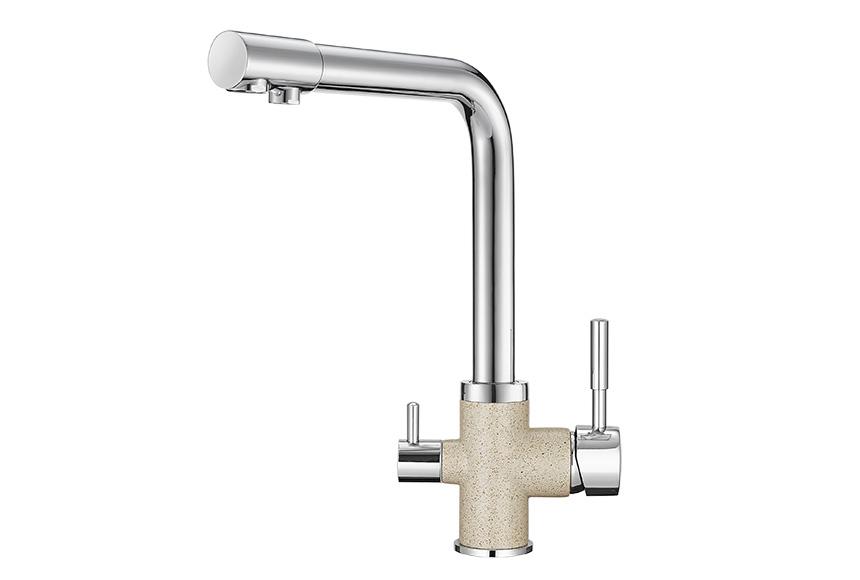 Смеситель для кухни (мойки) Granula 3015 xром/классик