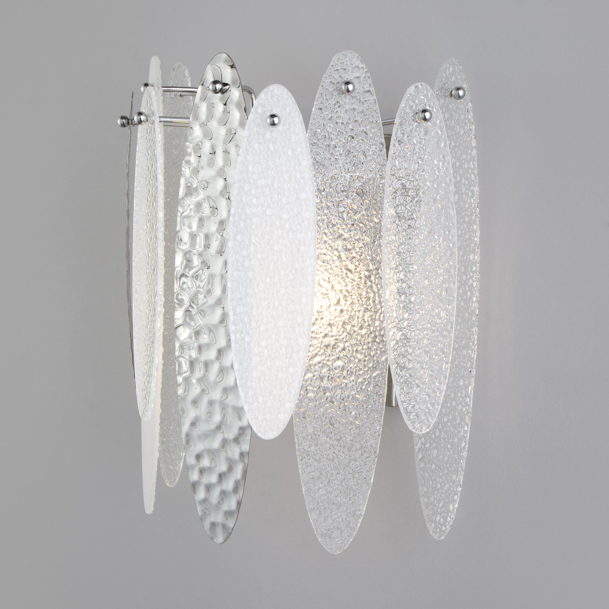 Настенный светильник с декором Bogate's 324/1 хром