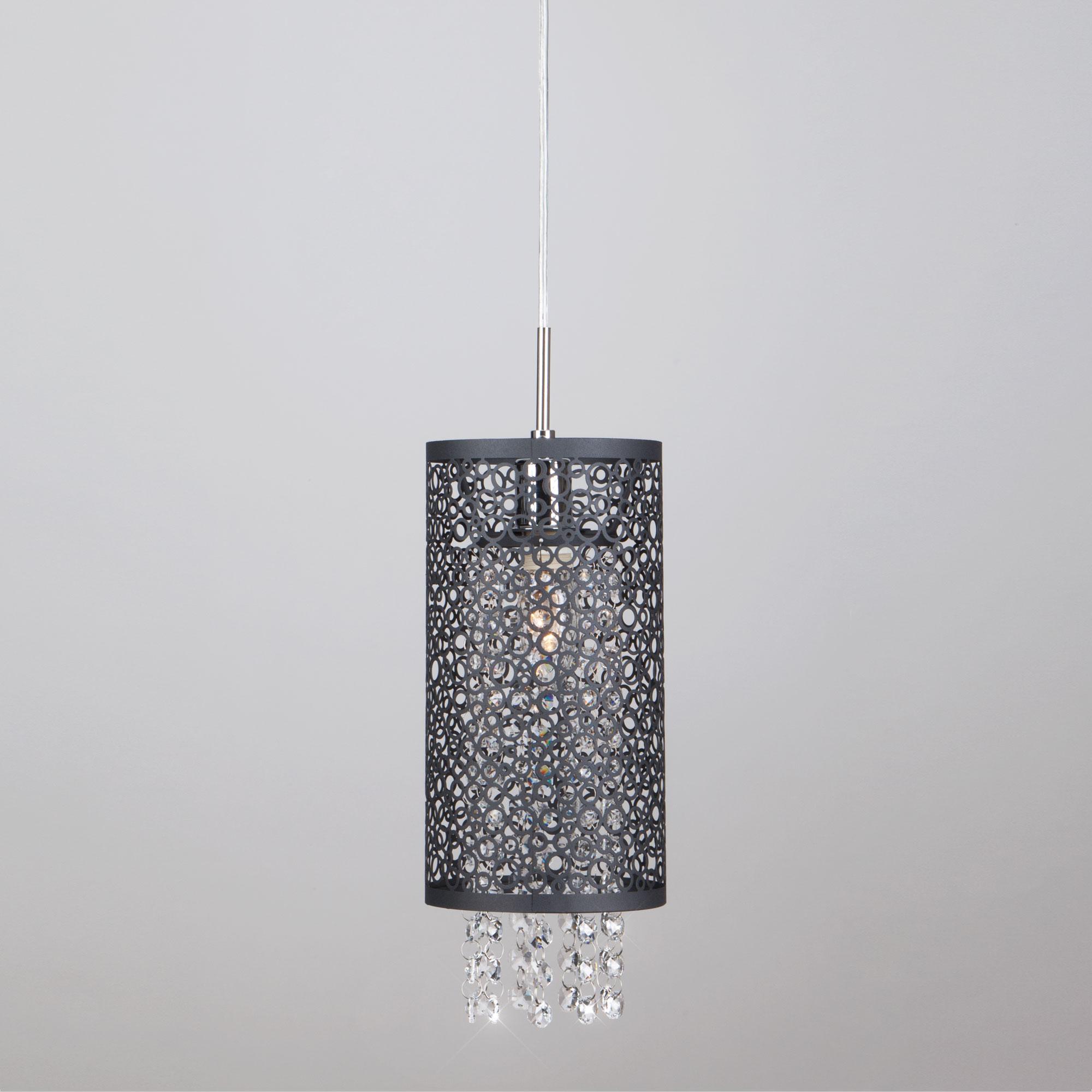 Подвесной светильник с хрусталем Eurosvet 1180/1 хром