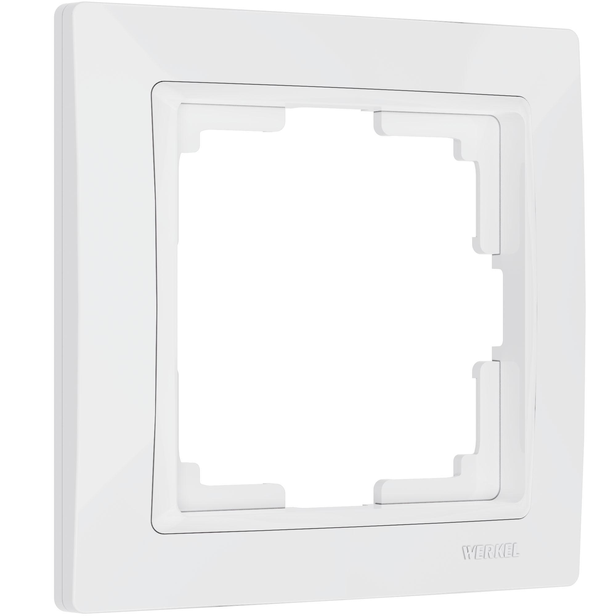 Рамка на 1 пост белый basic Werkel W0012001