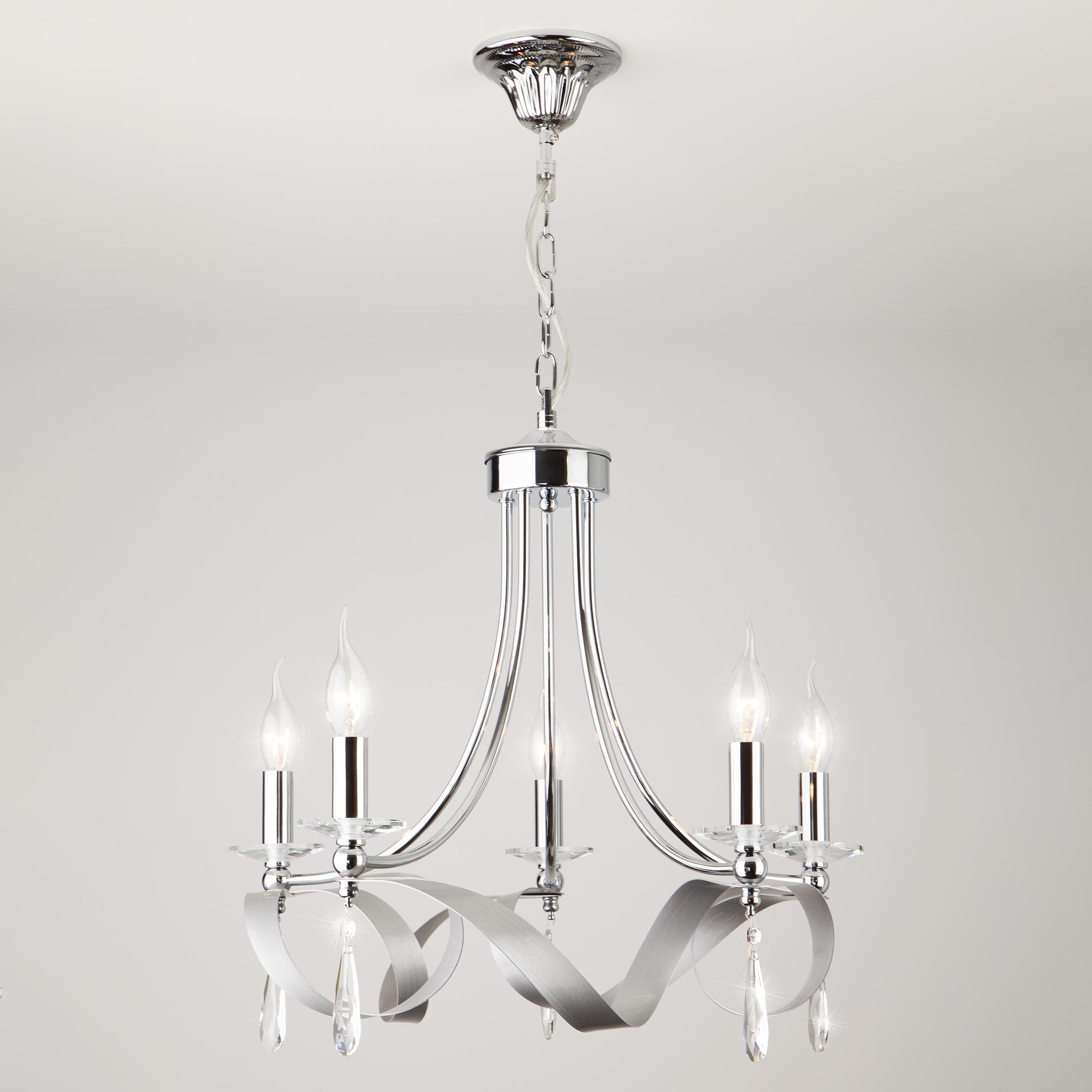 Подвесная люстра в классическом стиле Eurosvet 60064/5 хром