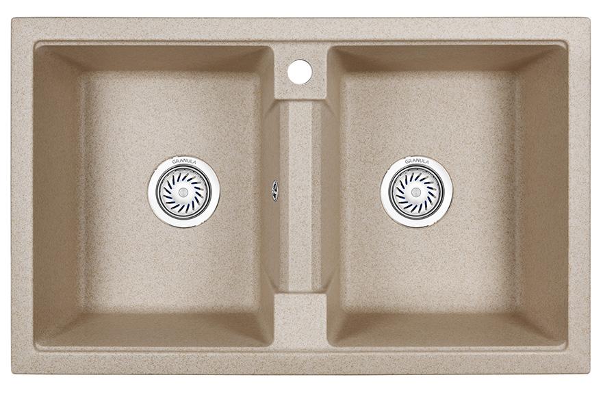 Врезная кухонная мойка Granula 8101 песок