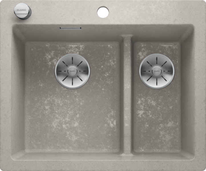 Врезная кухонная мойка Blanco BLANCO PLEON 6 Split SILGRANIT PuraDur антрацит