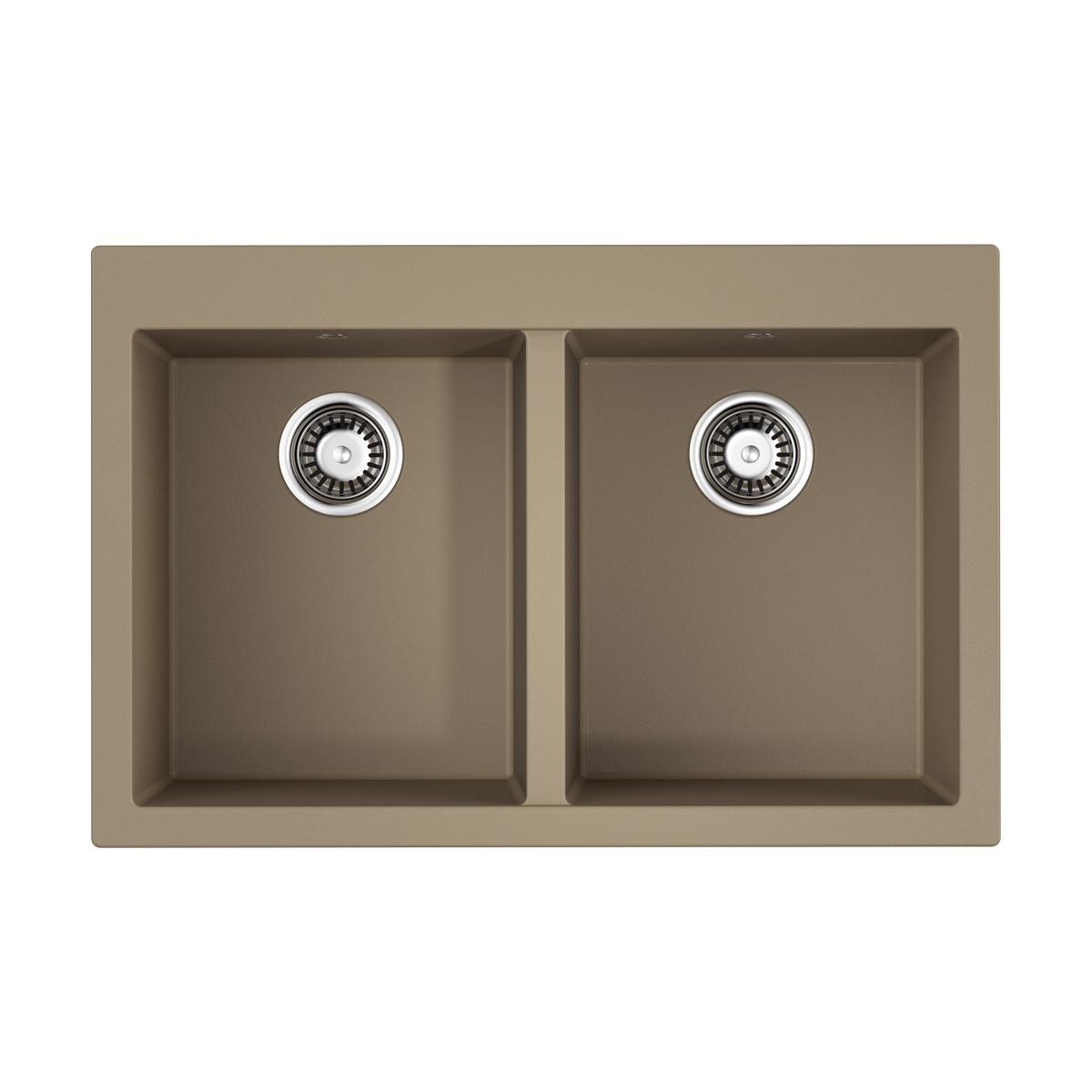 Врезная кухонная мойка Omoikiri Bosen 80-2-CH шампань 4993838