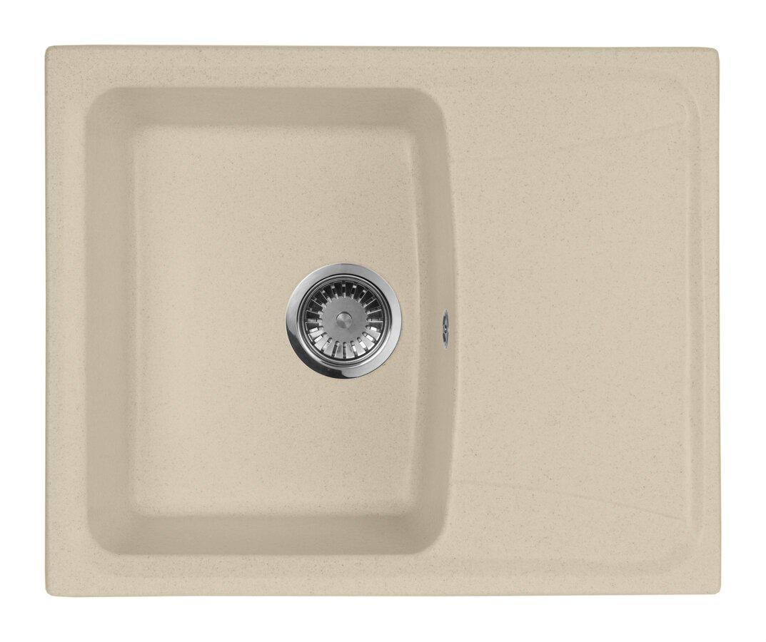 Мойка кухонная AquaGranitEx M-17K (328) бежевый