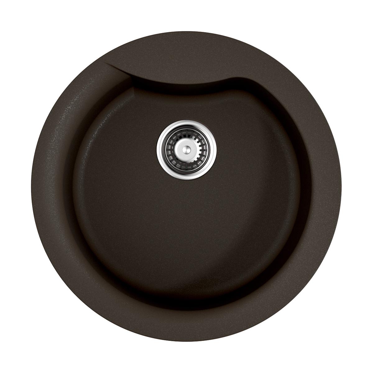 Врезная кухонная мойка Omoikiri Yasugata 48R-DC темный шоколад 4993211