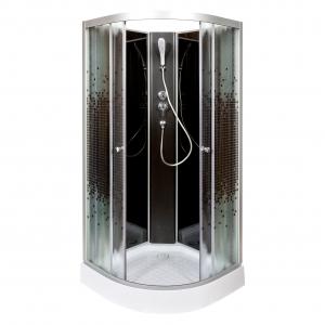 Душевая кабина Deto L801NBLACK без крыши