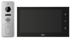 Комплект видеодомофона CTV-DP4706AHD черный