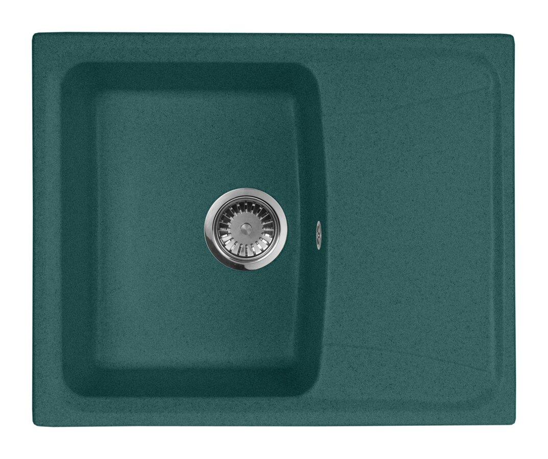 Мойка кухонная AquaGranitEx M-17K (305) зеленый