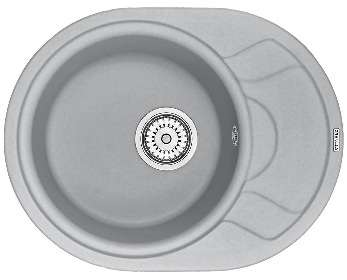 Врезная кухонная мойка Granula 5802 алюминиум