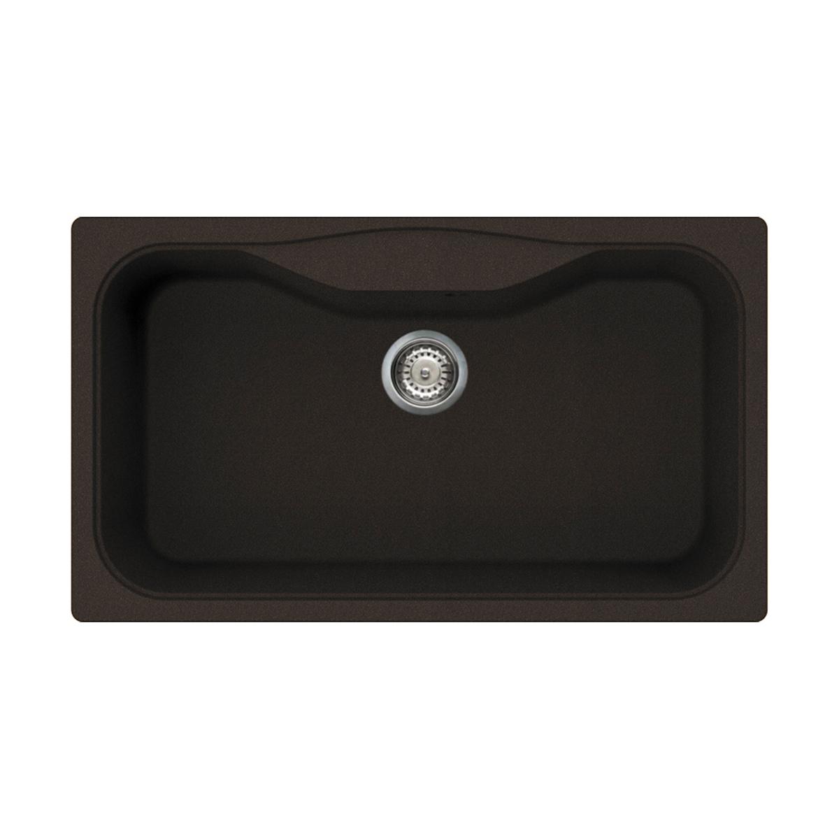 Врезная кухонная мойка Omoikiri Maru 86-DC темный шоколад 4993214