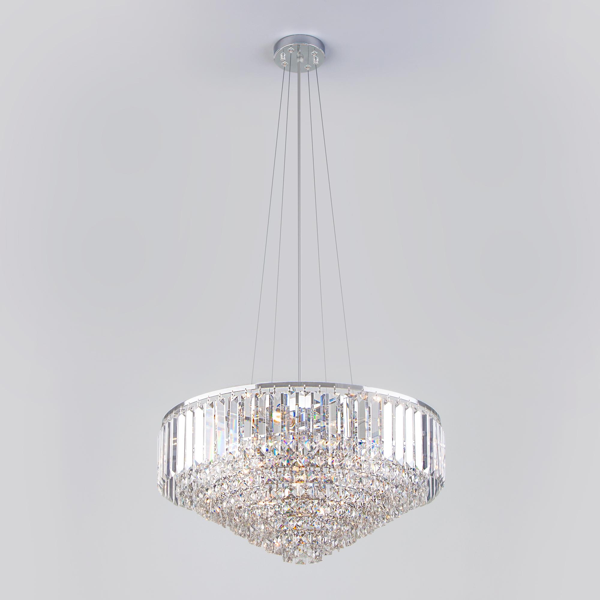 Подвесная люстра Eurosvet Умный дом 10121/9 хром