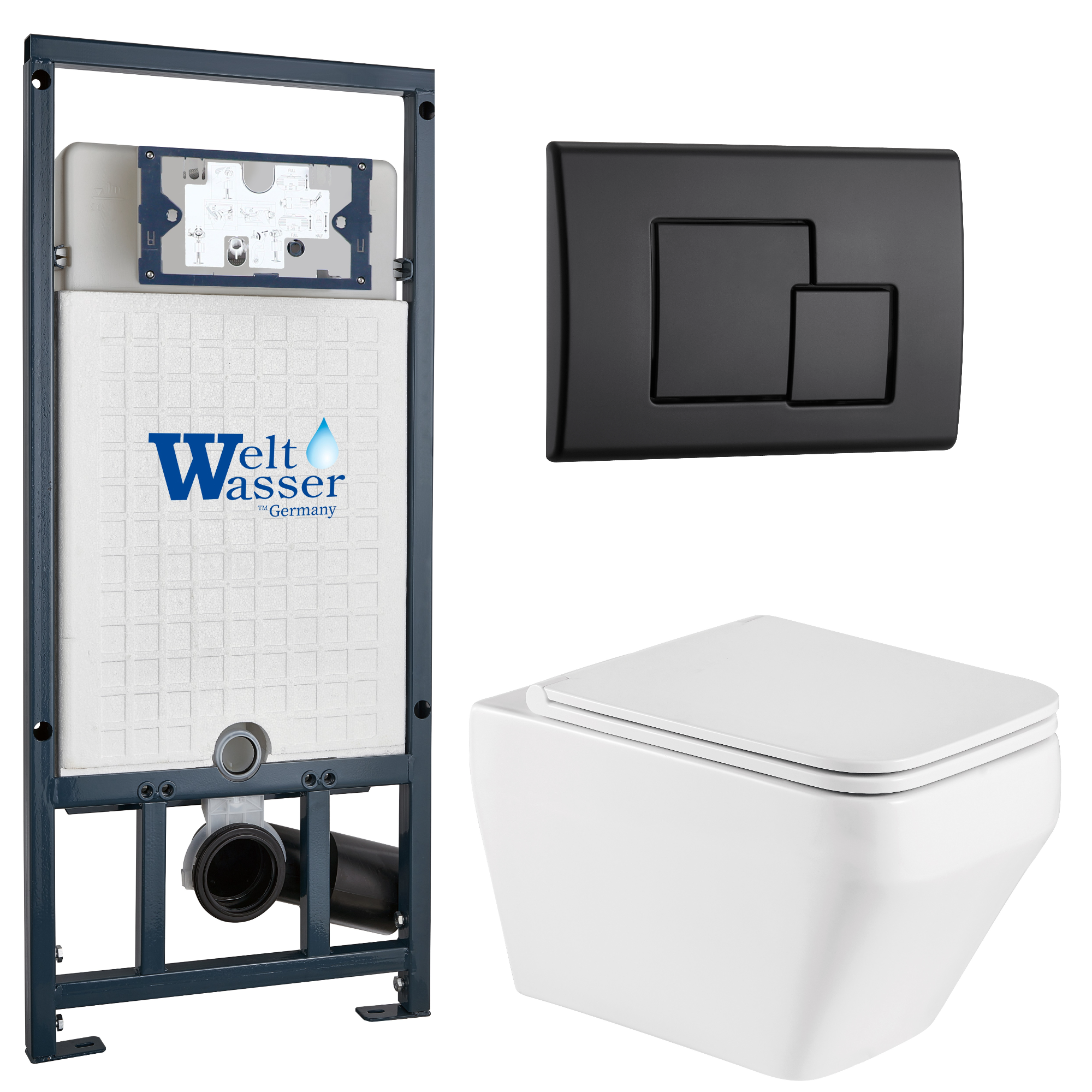 Комплект WeltWasser 10000011687 Hofbach 041 GL-WT + Marberg 507 + Marberg 507 SE MT-BL