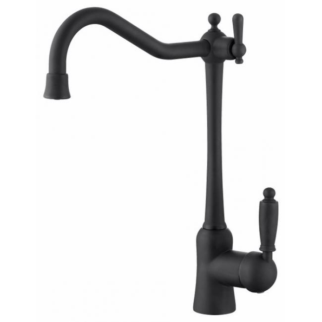 Смеситель для кухни (мойки) под фильтр Kaiser Vincent 31944-9 черный матовый