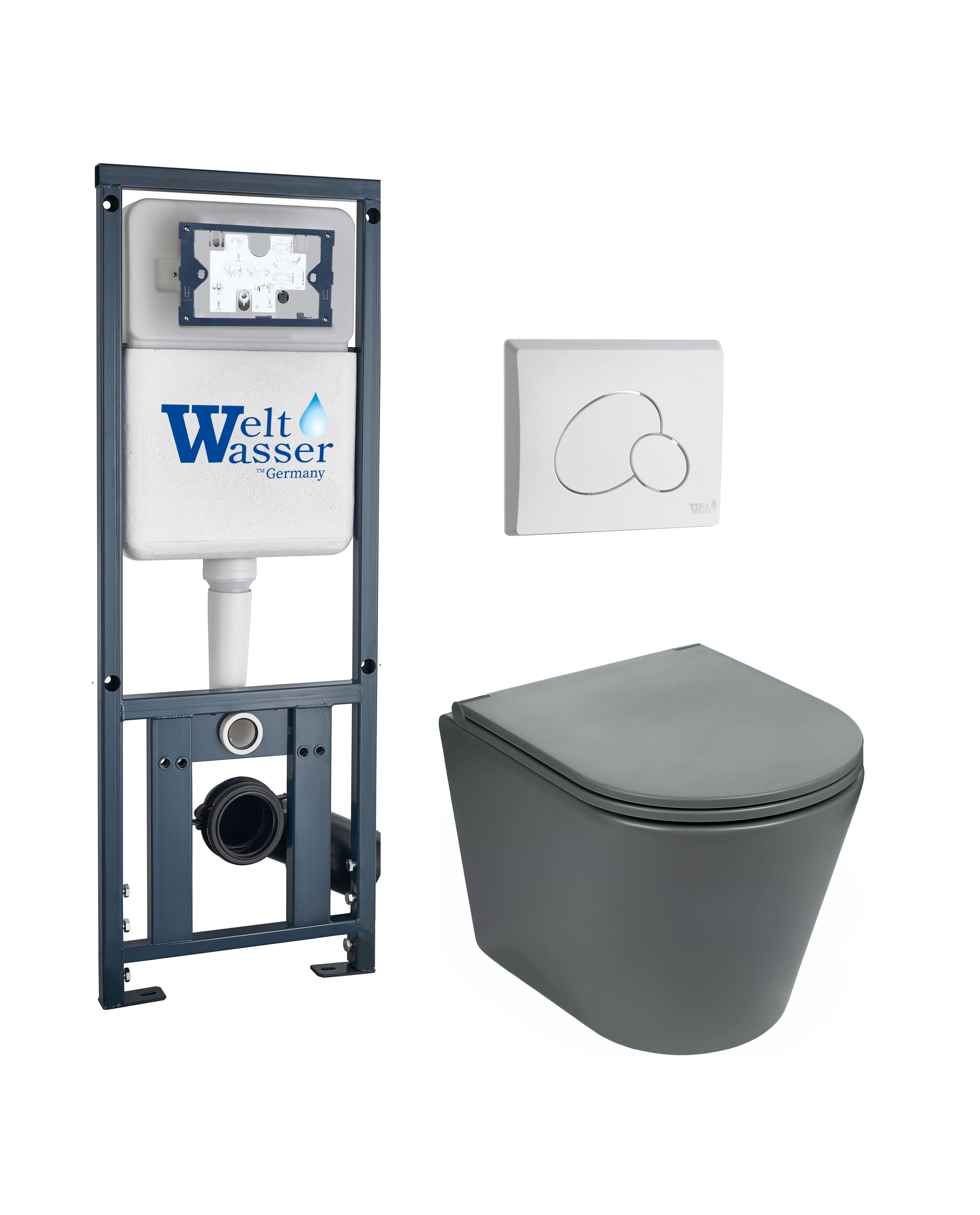 Комплект WeltWasser 10000011588 Salzbach 043 MT-GR + Marberg 410 + Marberg 410 RD GL-WT