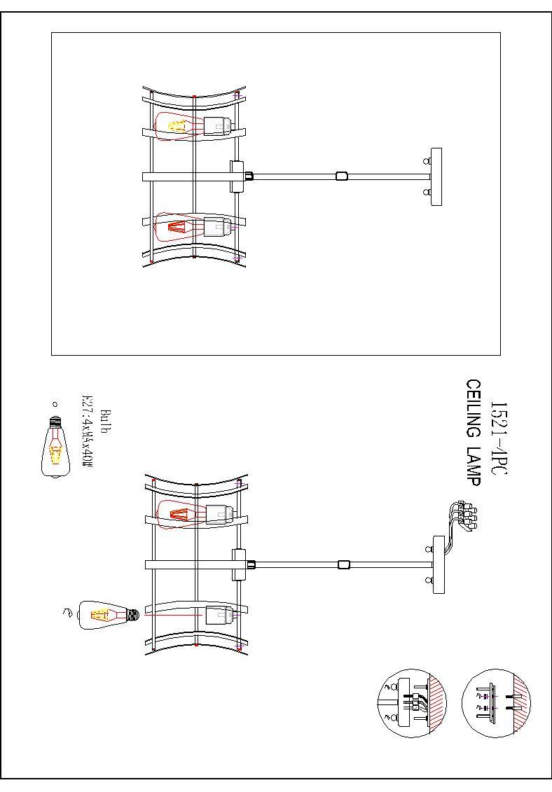 Люстра Favourite Werk 1521-4PC