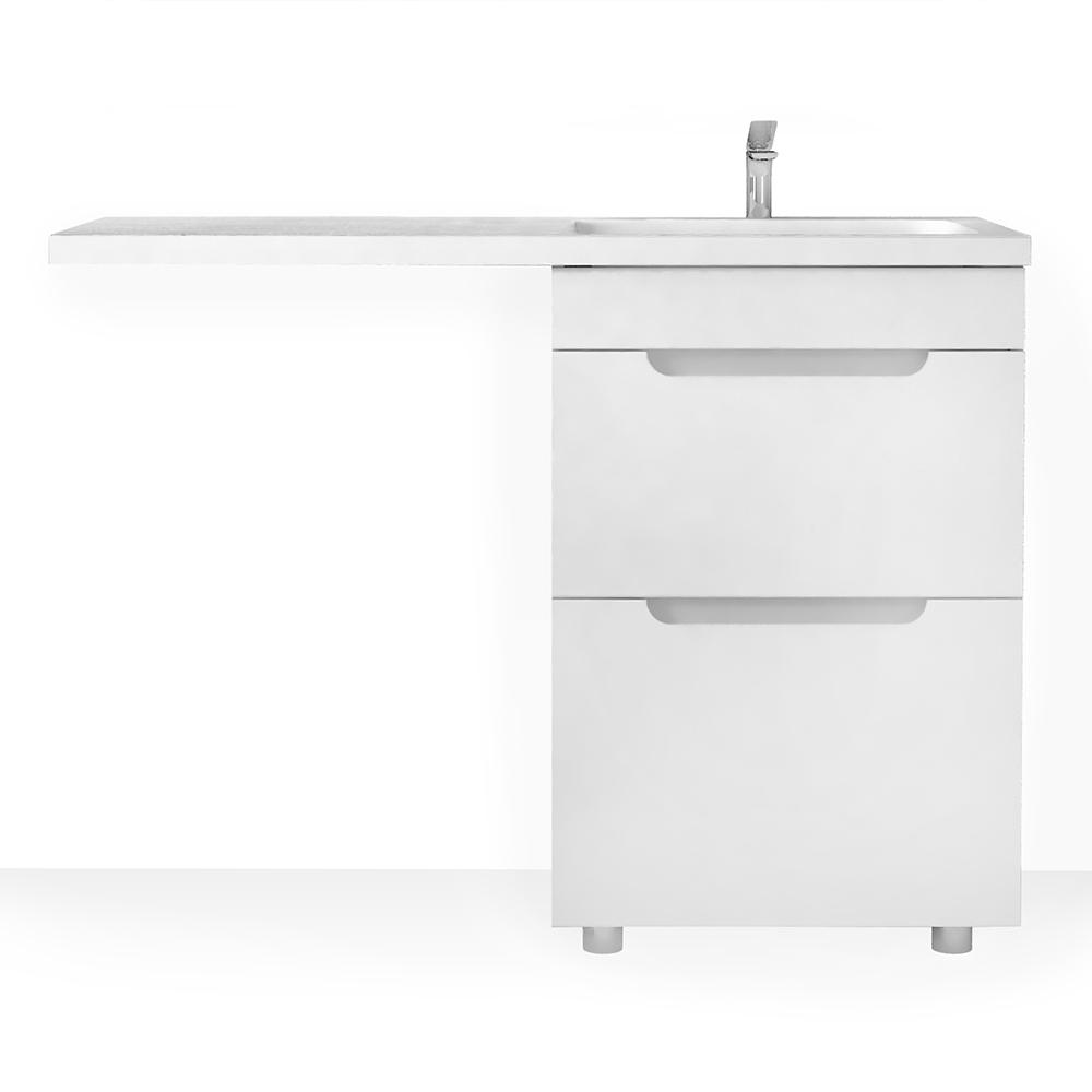 Тумба под раковину Raval Forte 120 правая For.01.120.R/N/W