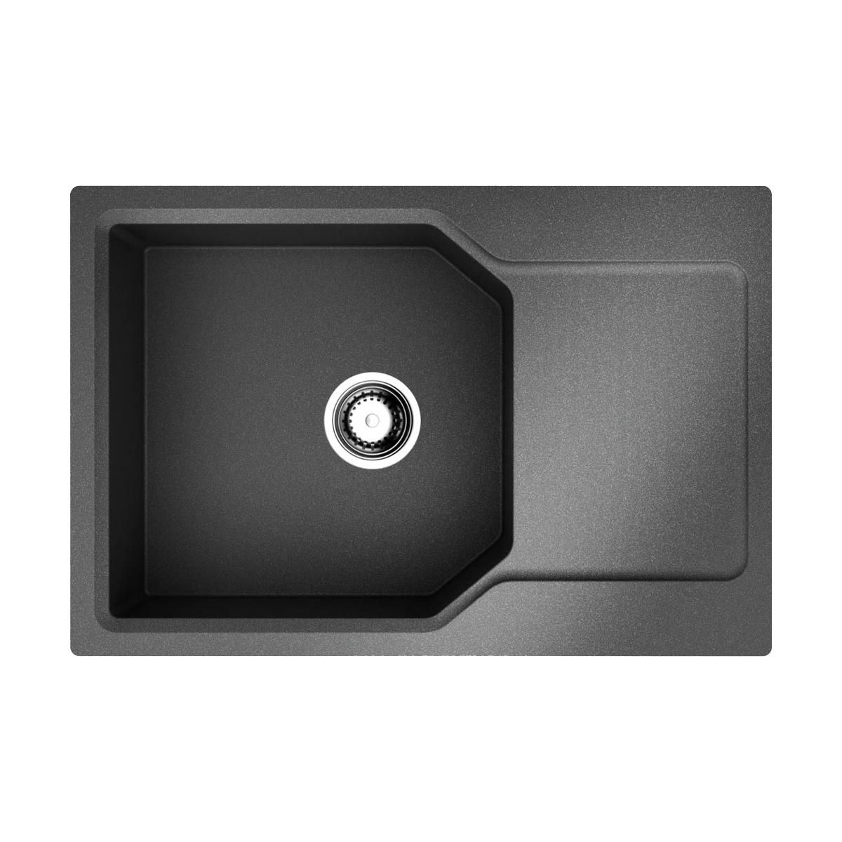 Врезная кухонная мойка Omoikiri Yonaka 78-LB-BL черный 4993341