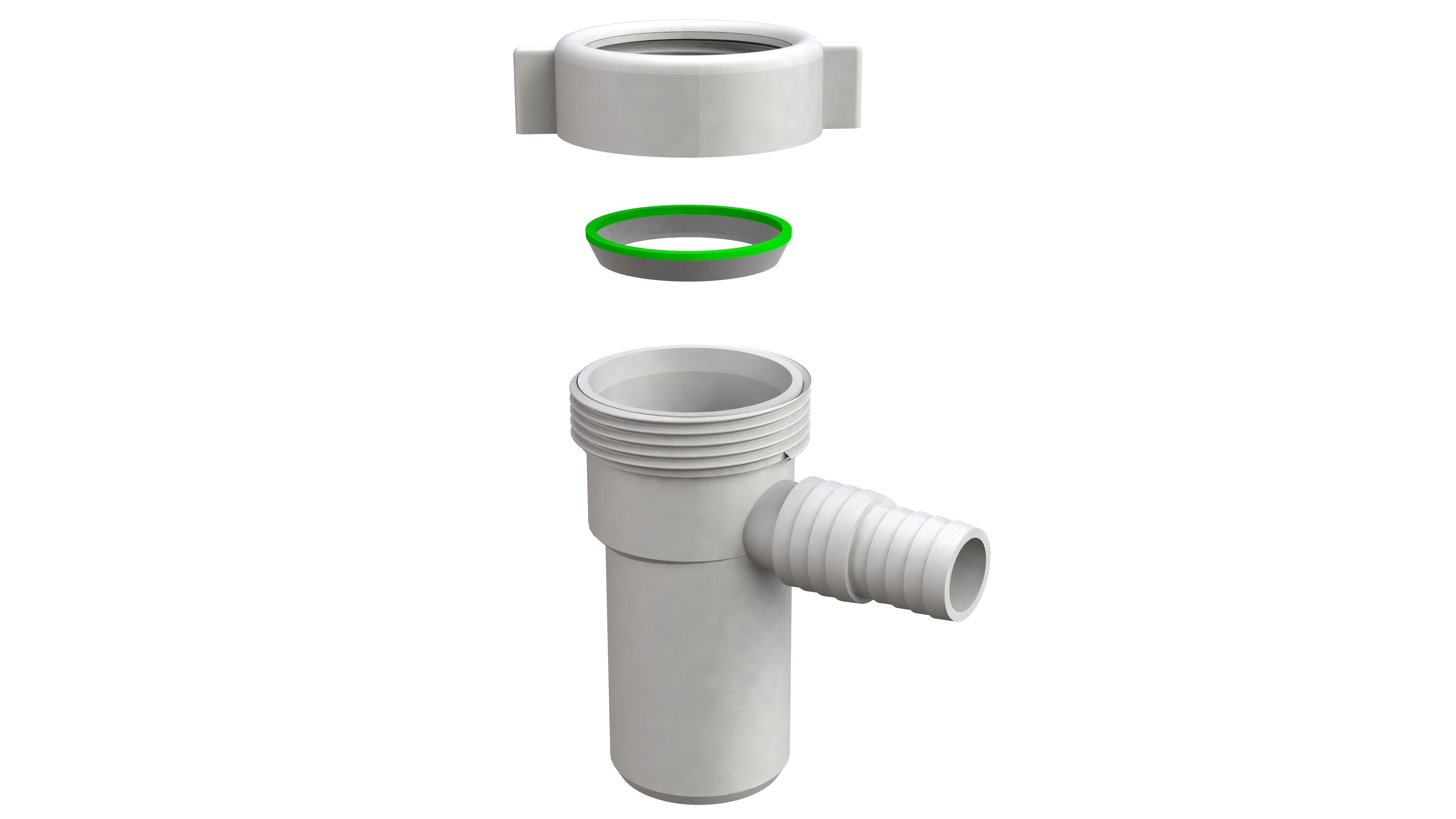 Сливная трубка 1 1/2 Bonomini с возможностью подключения к стиральной машине 1822AR64B0WZ