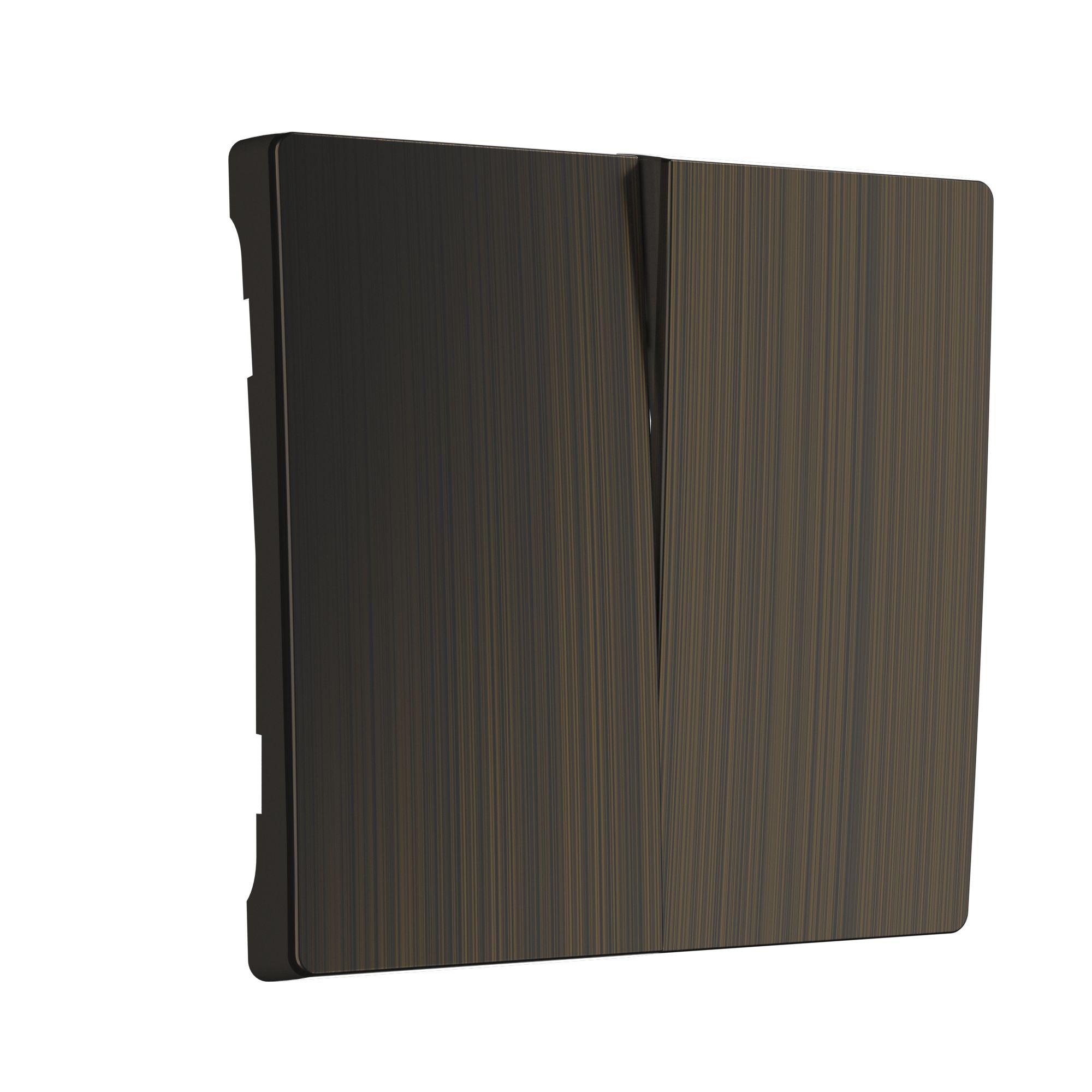 Набор клавиш для выключателя двухклавишного бронзовый Werkel W1129012