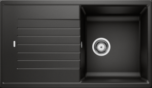 Врезная кухонная мойка Blanco ZIA 5 S SILGRANIT PuraDur черный