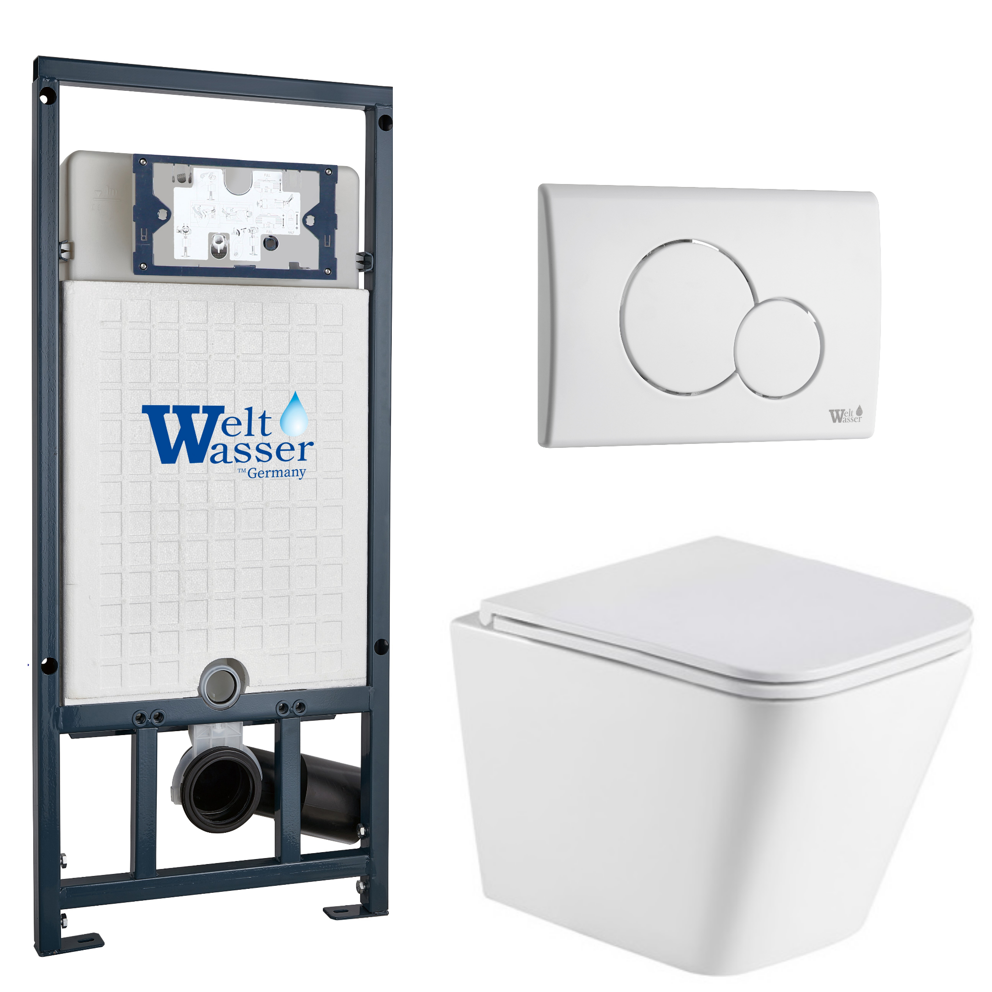 Комплект WeltWasser 10000011919 Gelbach 043 MT-WT + Marberg 507 + Marberg 507 RD GL-WT