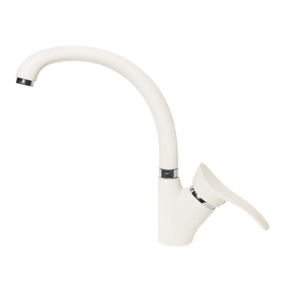 Смеситель для кухни AquaGranitEx C-3040 (331) белый