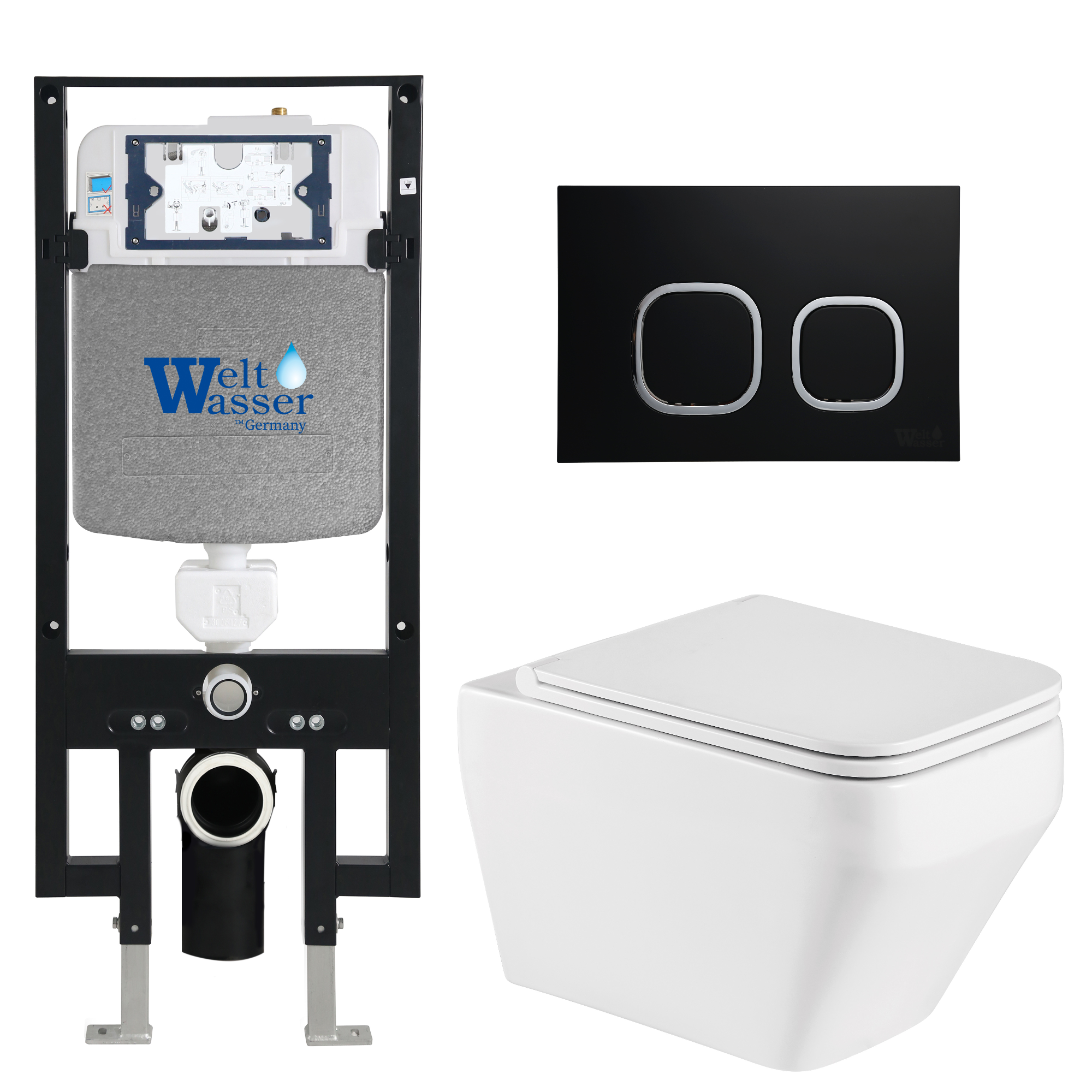 Комплект WeltWasser 10000011647 Hofbach 041 GL-WT + Amberg 497 + Amberg RD-BL