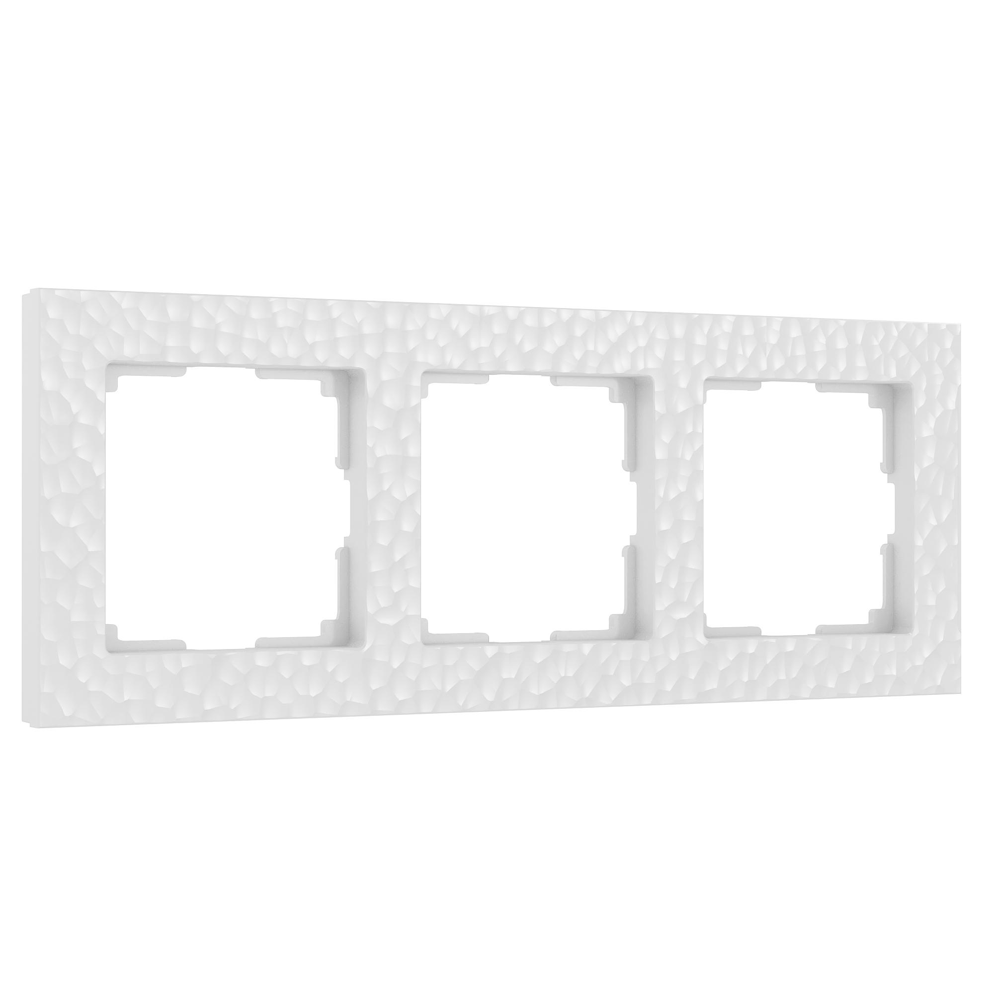 Рамка на 3 поста белый Werkel W0032401