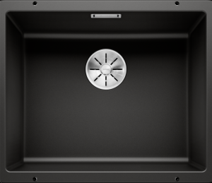Врезная кухонная мойка Blanco SUBLINE 500-U SILGRANIT PuraDur черный