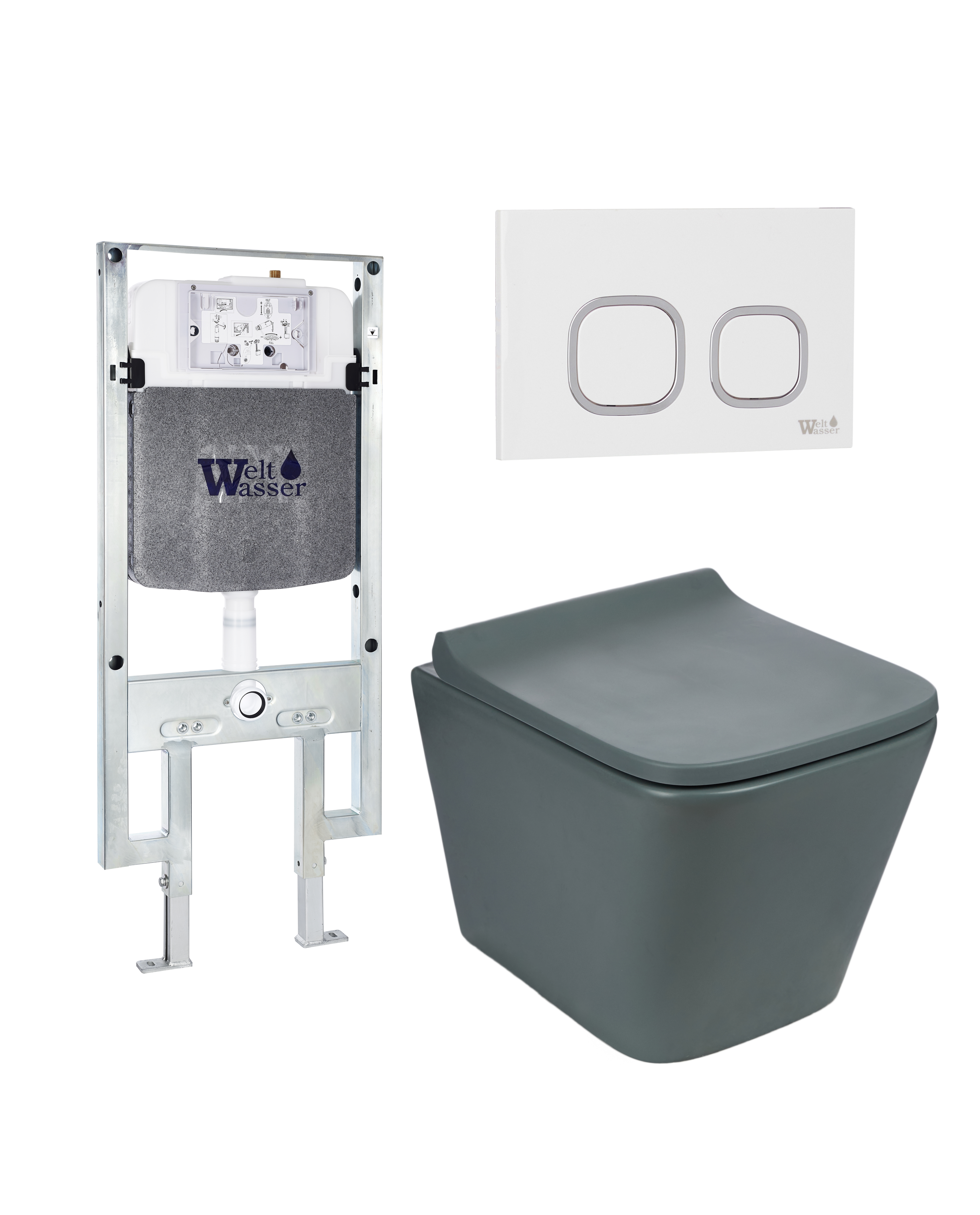 Комплект WeltWasser 10000010566 Gelbach 041 MT-GR + Amberg 497 ST + Amberg RD-WT
