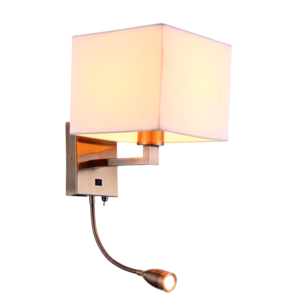 Светильник бра настенный Arte Lamp Hall A9249AP-2AB