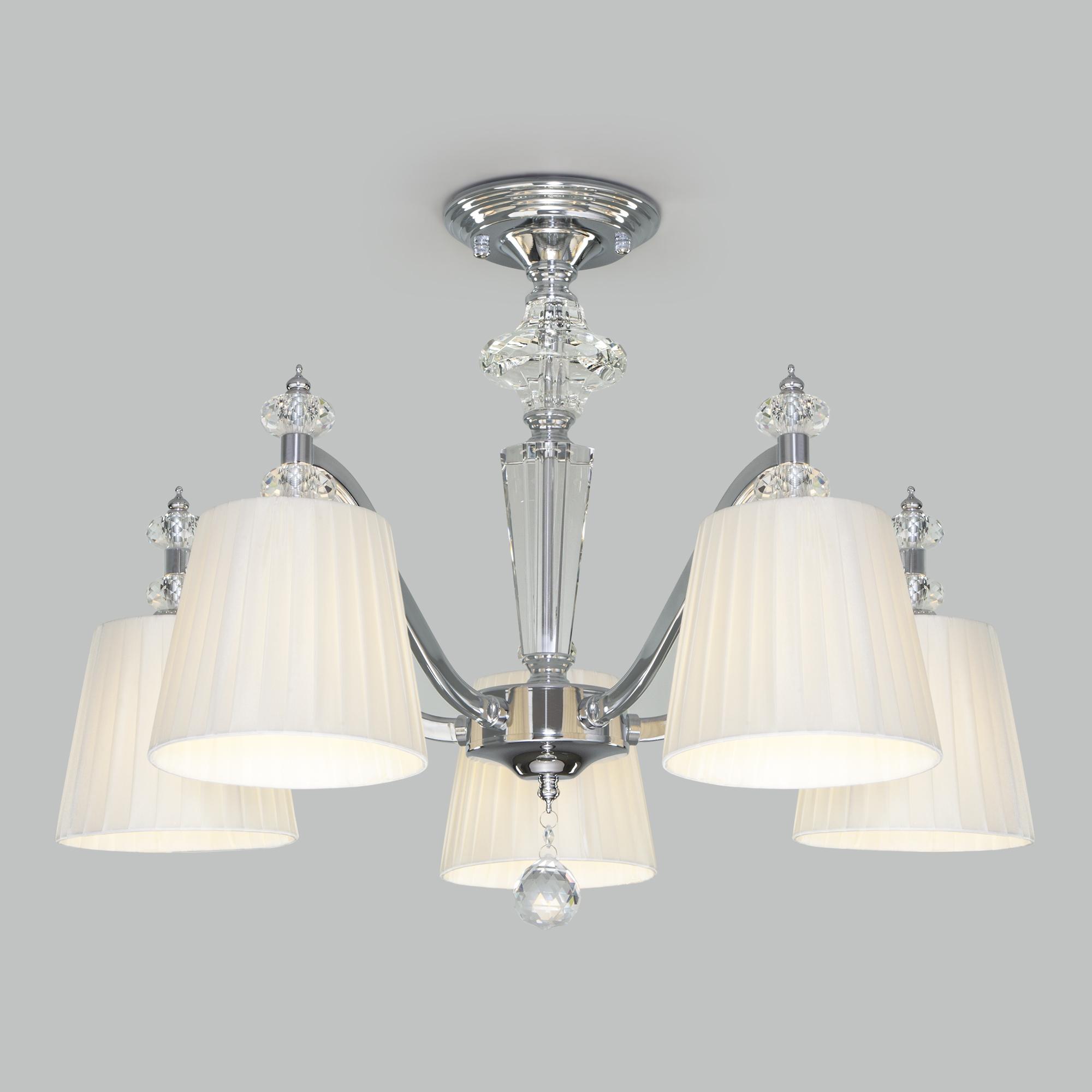 Потолочная классическая люстра Eurosvet 60122/5 хром