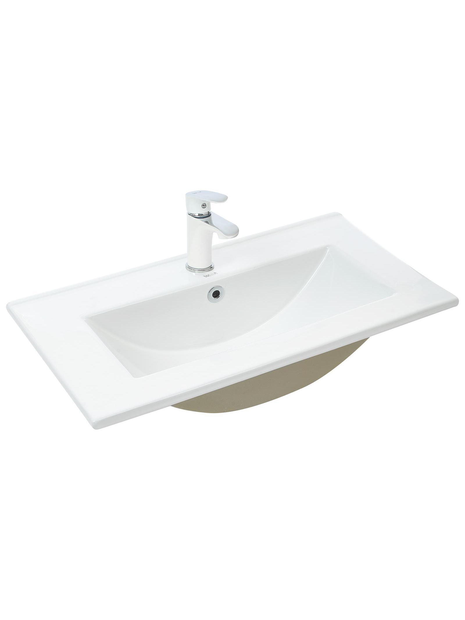 Раковина врезная WeltWasser 51.5х39.5х17.5 WW Deilbach 7517-50 10000005582 белая