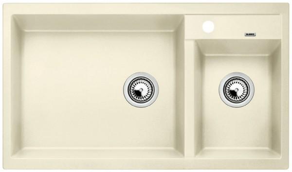 Врезная кухонная мойка Blanco METRA 9 SILGRANIT PuraDur (чаша слева) жасмин