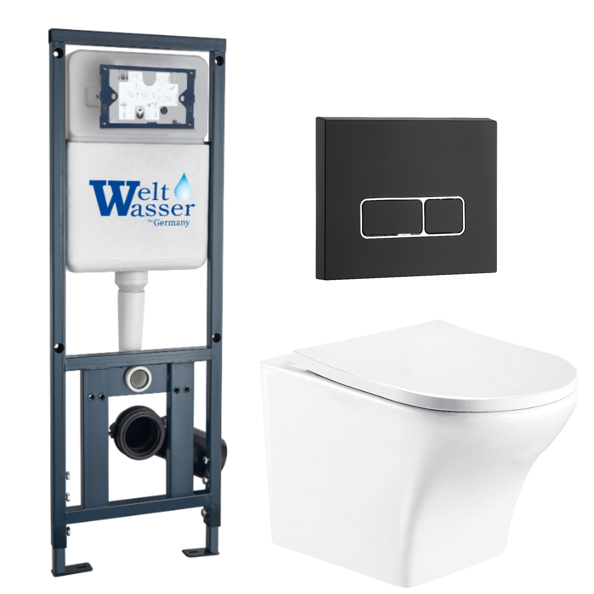 Комплект WeltWasser 10000010969 Odenbach 004 GL-WT + Marberg 410 + Marberg 410 SE MT-BL