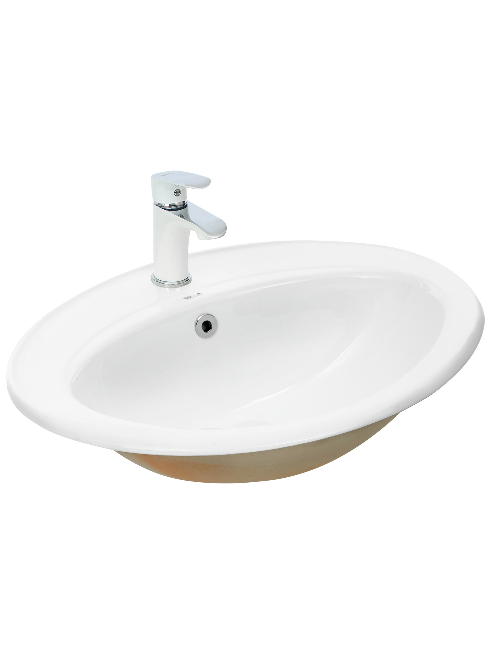 Раковина врезная WeltWasser 55/47/20 WW Deilbach 6002 10000003888 белая