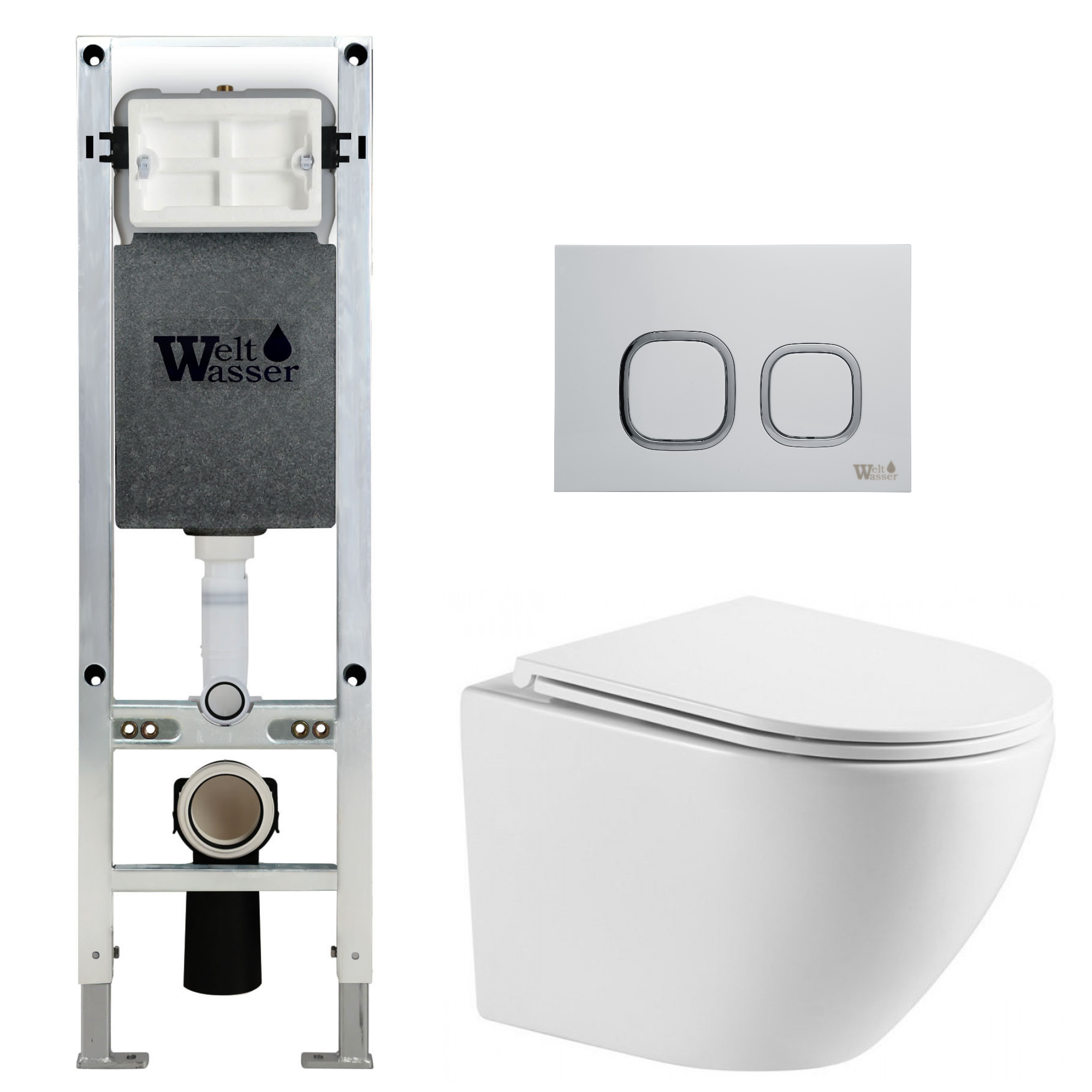 Комплект WeltWasser 10000011408 Merzbach 043 MT-WT + Amberg 350 ST + Amberg RD-WT