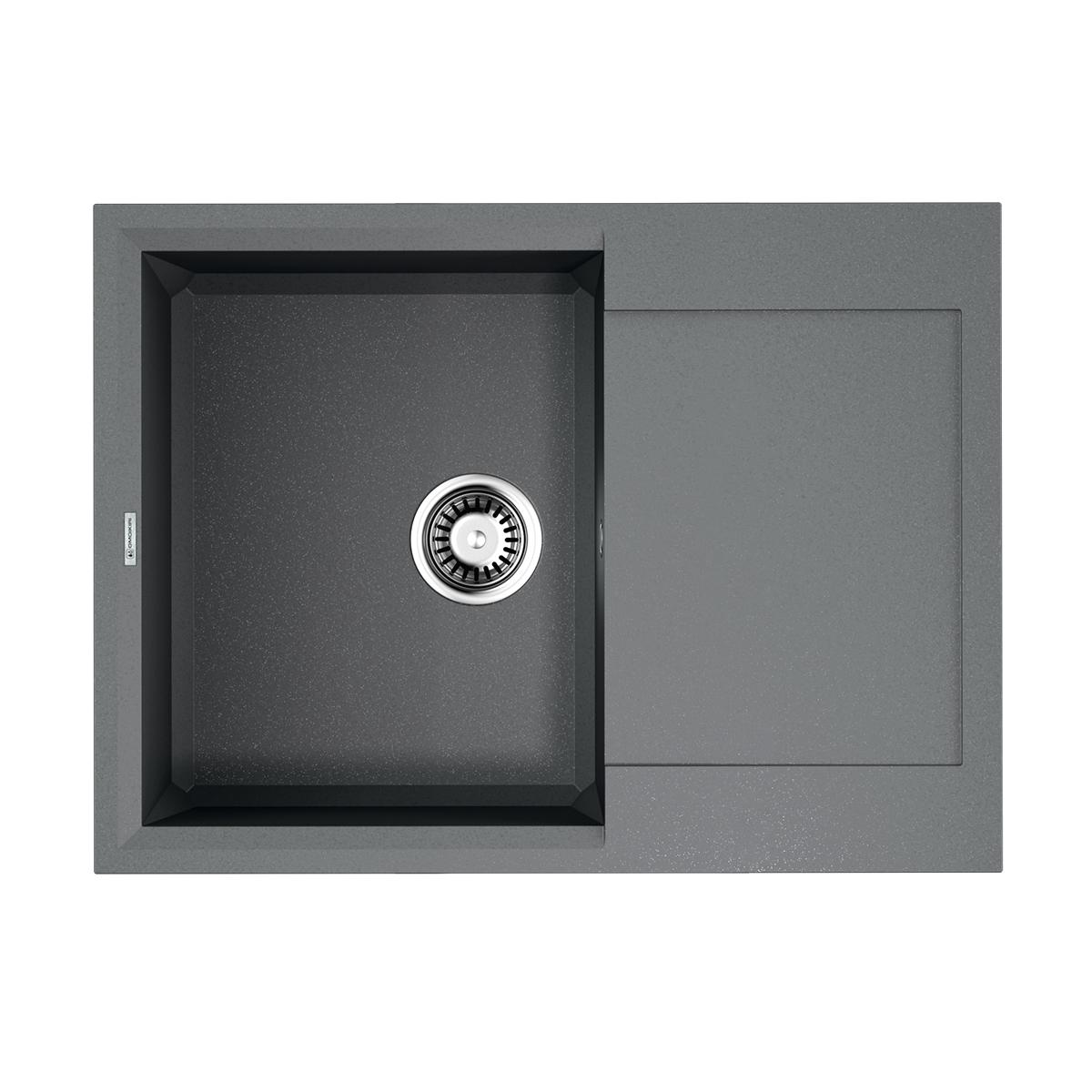 Врезная кухонная мойка Omoikiri Sakaime 68-GR leningrad grey 4993545