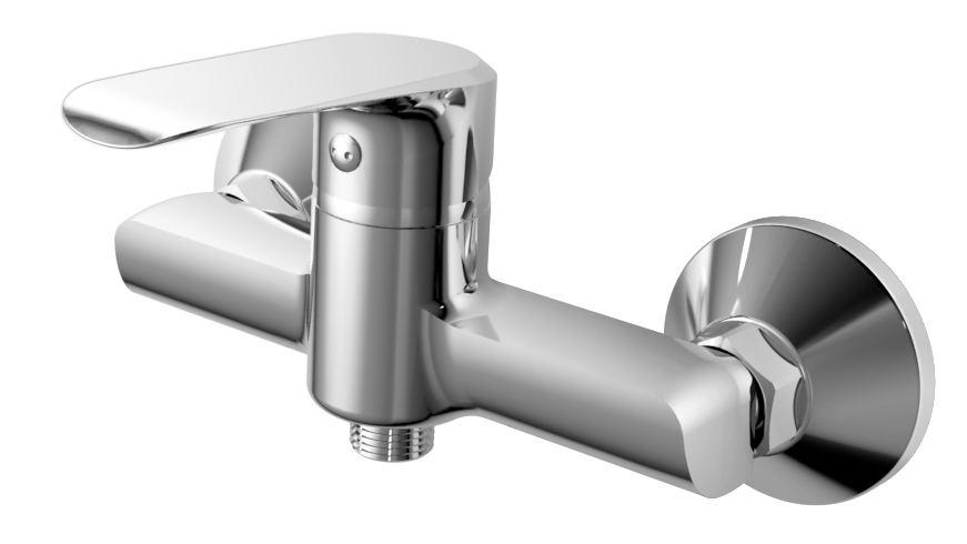 Смеситель для ванны с душем Rush Gozo GZ3735-63