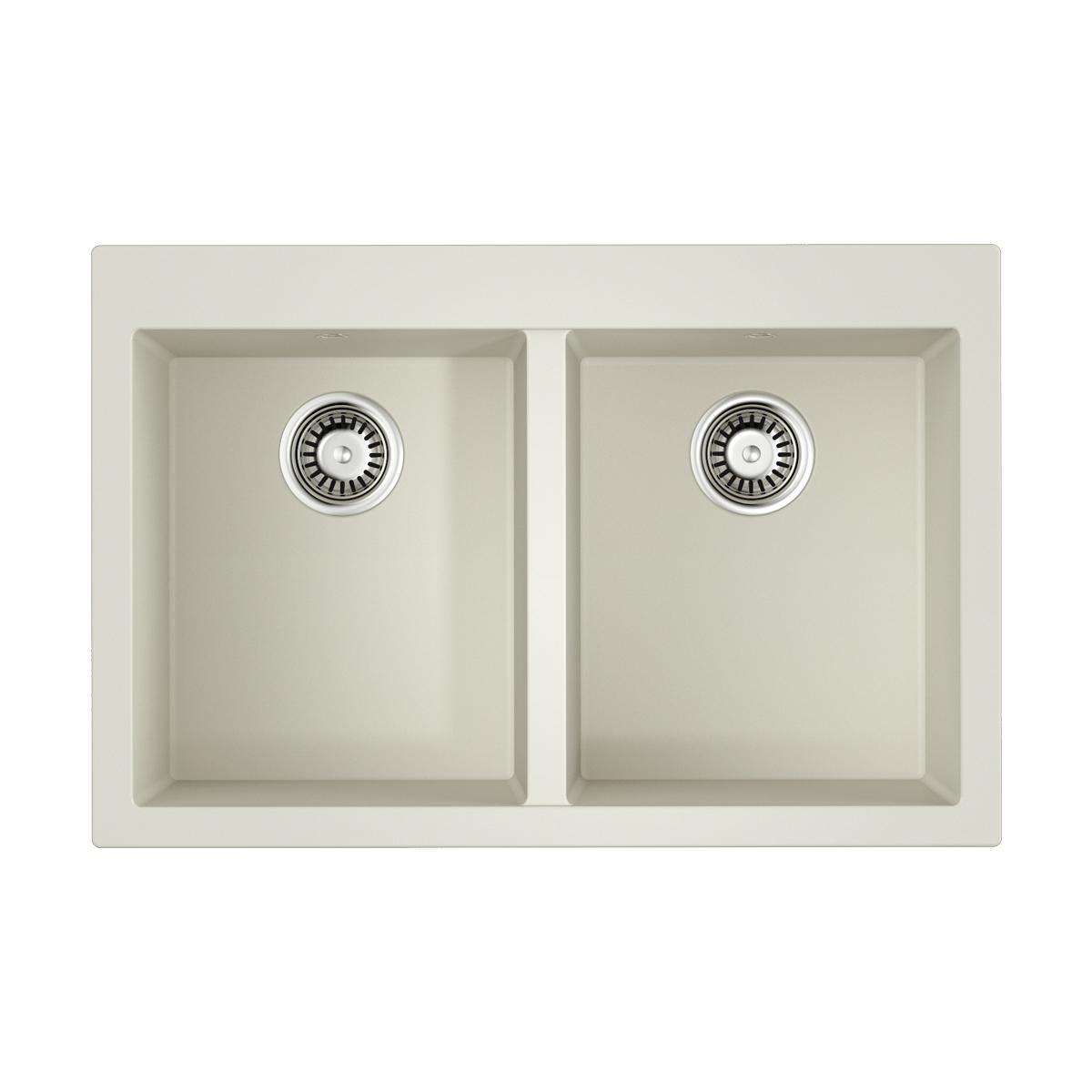 Врезная кухонная мойка Omoikiri Bosen 80-2-WH белый 4993839