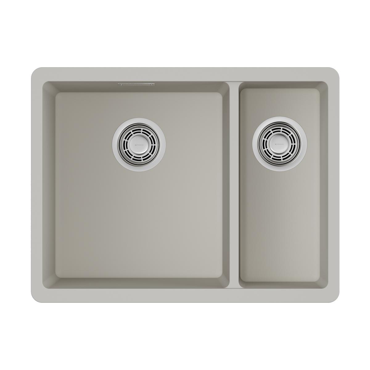 Врезная кухонная мойка Omoikiri Kata 55-2-U-PA пастила 4993386