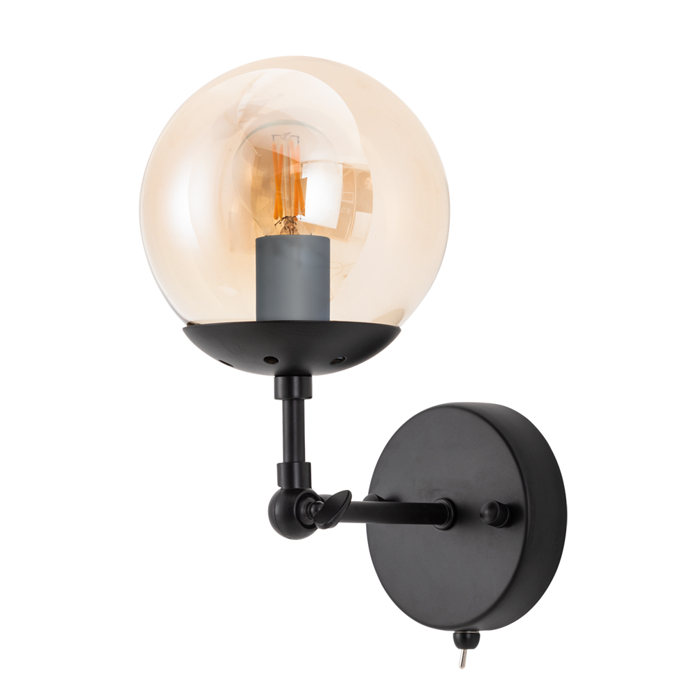 Светильник бра настенный Arte Lamp Bolla A1664AP-1BK